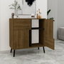 Hanah Home Darien - Nogal de Estambul y Madera Negra